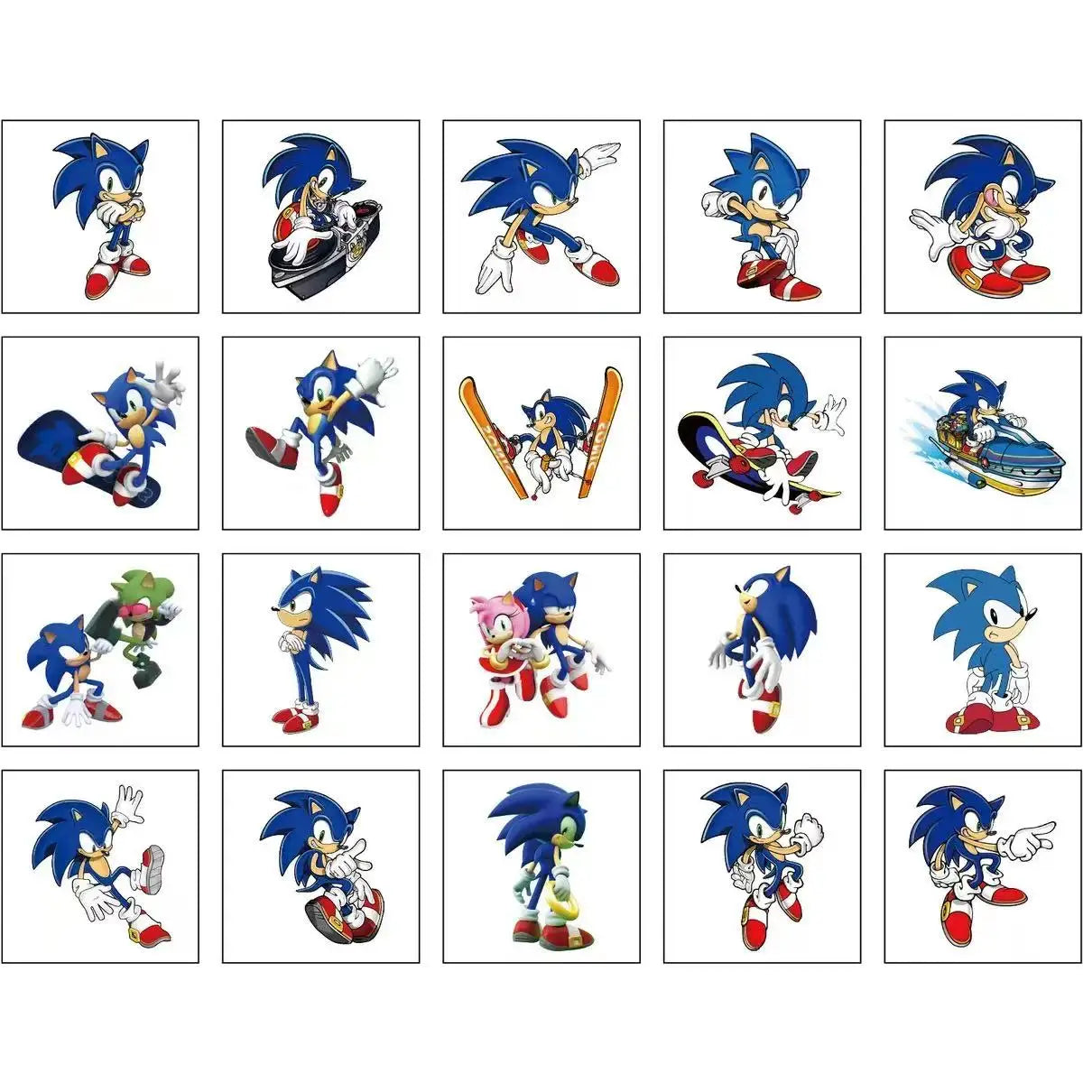 20pcs/set Cartoon Kpop Demon Hunters Temporary Tattoo Sticker Rumi Cute Waterproof Tattoo For Funny Party Gift