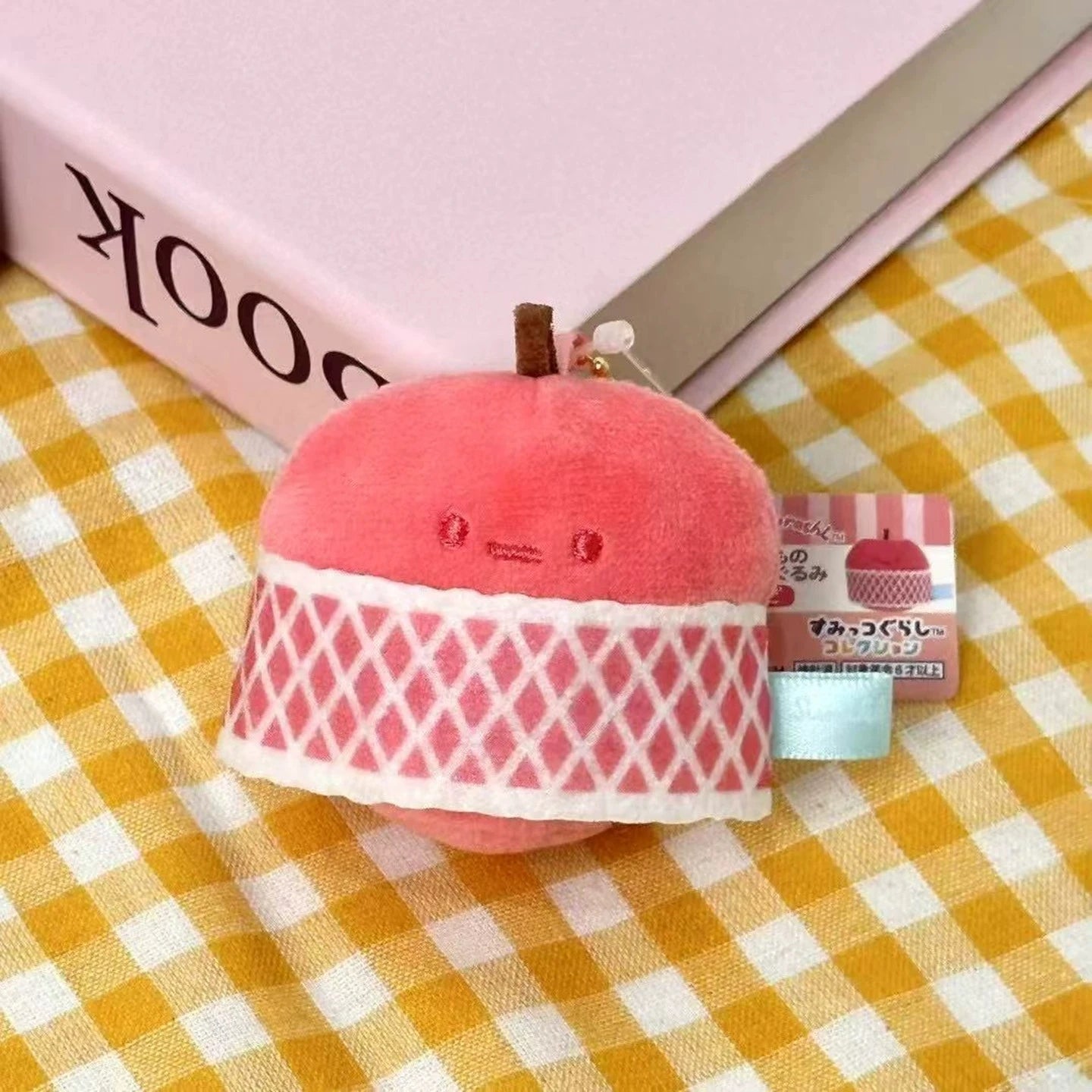 Cute Sumikkogurashi Plush Keychain Potted Plant Vegetable Kawaii AppleToast Soft Stuffed Broccoli Keychain Accessorie Gifts