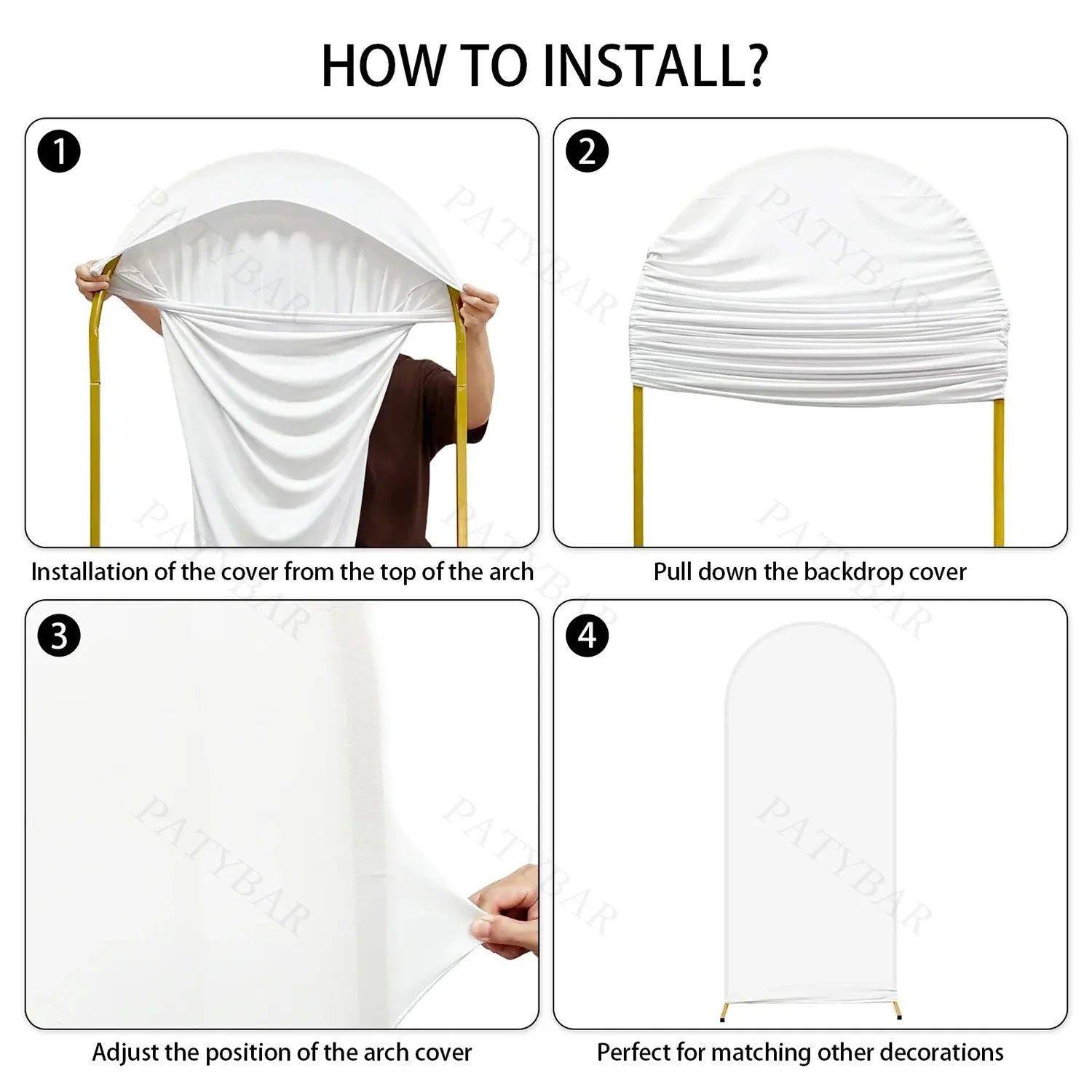 Arch Gabby Dollhouse Theme Background Kids Birthday Party Backdrop Polyester Arch Banner Photography Props