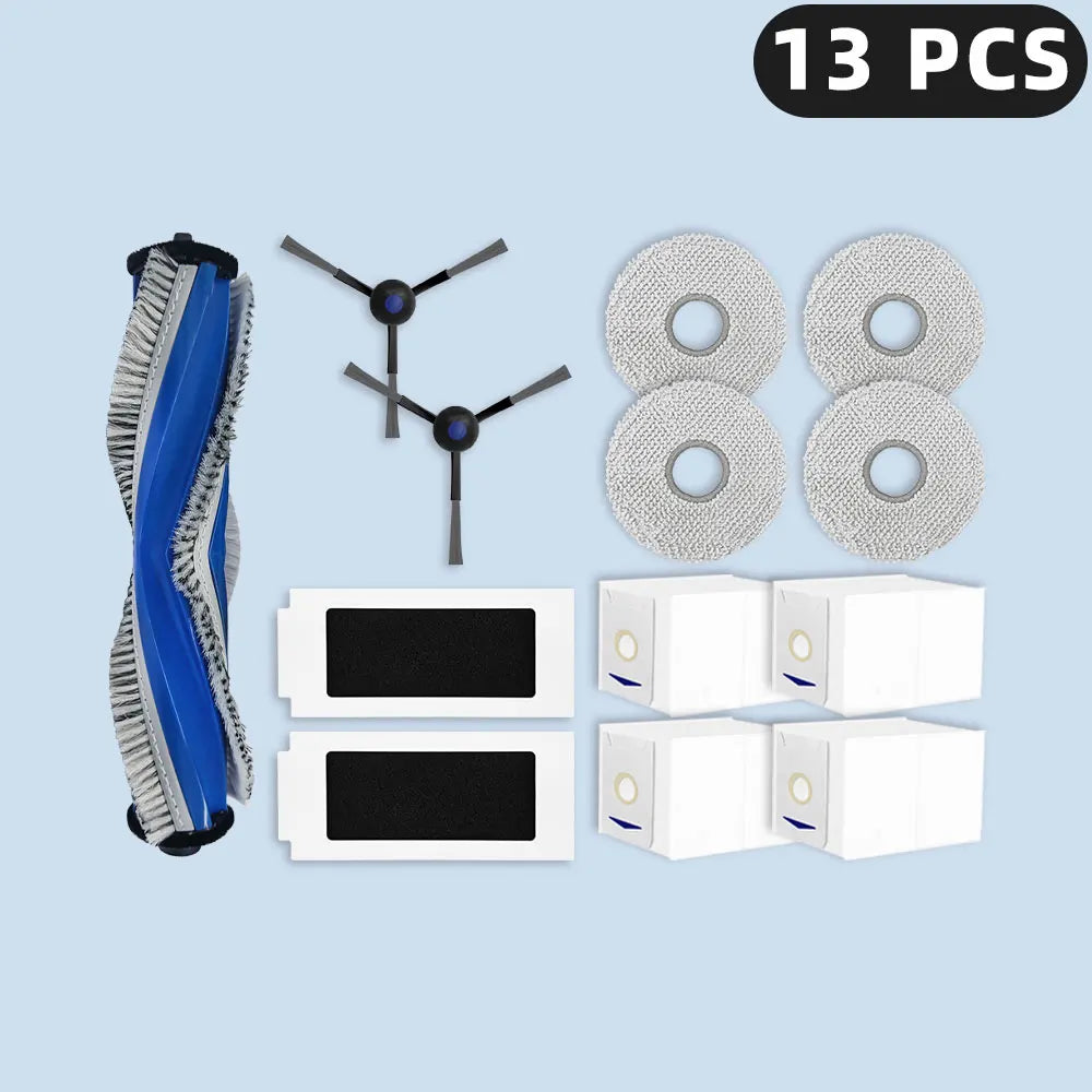 Compatible For ECOVACS DEEBOOT T30 OMNI / T30 PRO OMNI Spare Parts Main Side Brush Hepa Filter Mop Cloth Dust Bag Consumables