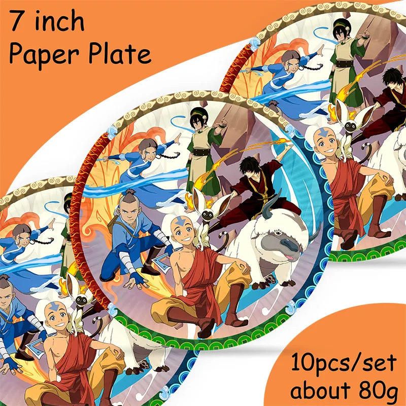 Avatar Birthday Decoration Angle Disposable Tableware Cup Plate Tablecloth Baby Shower Kids Girls Boy Party Supplies