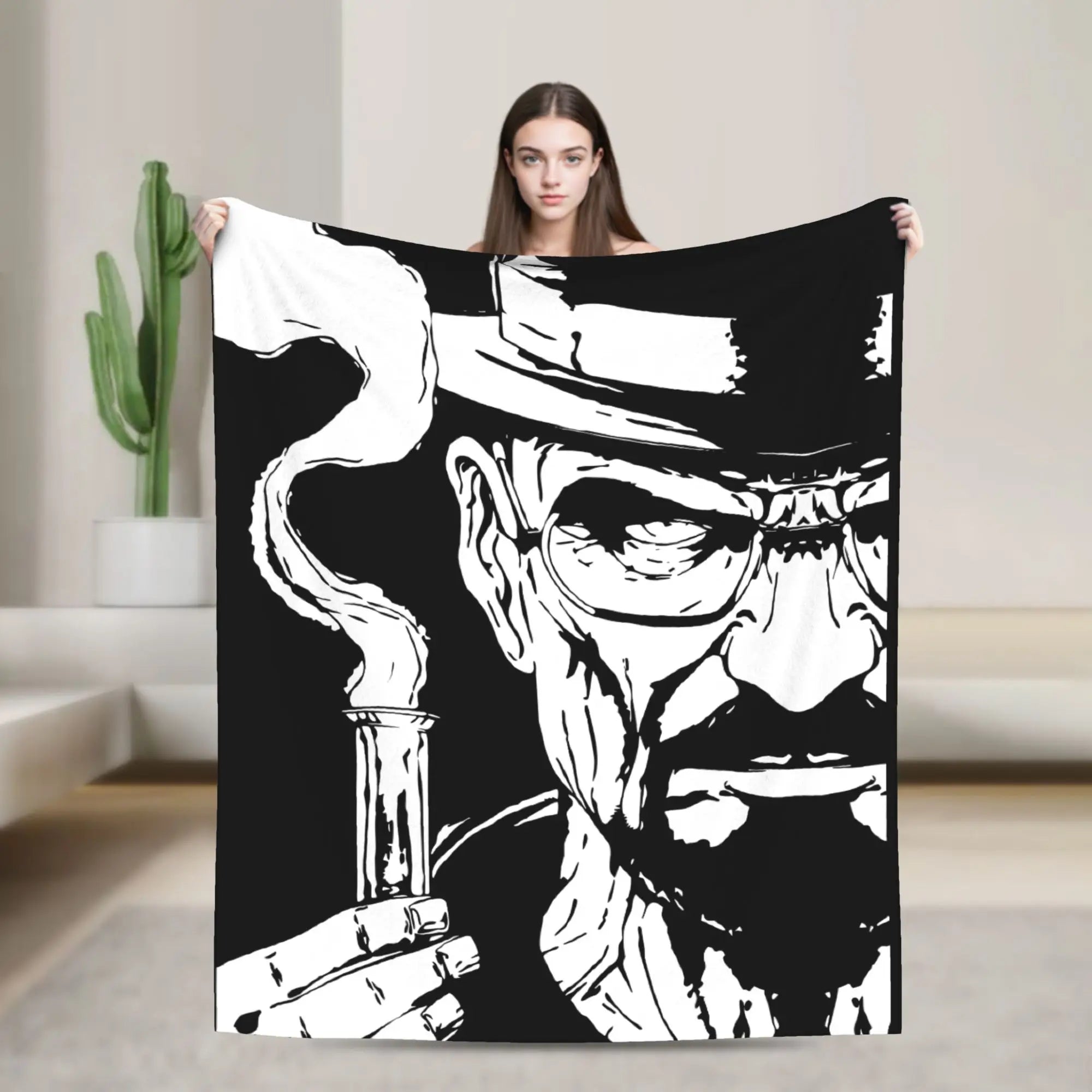 Breaking Bad Barrel Bee Blanket  Wool Novelty Soft Throw Blanket for Bed Sofa Autumn/Winter