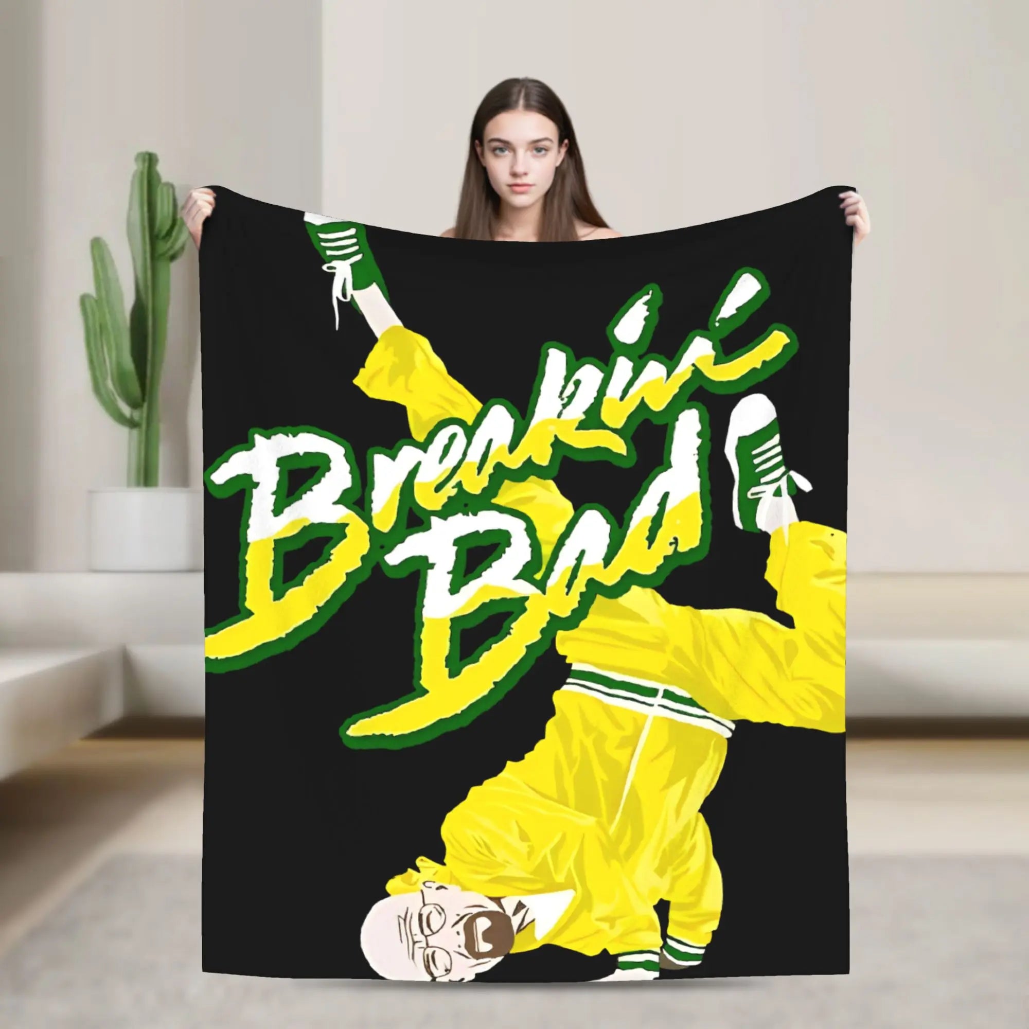 Bryan Cranston Blanket Breaking Bad Walter White Plush Novelty Warm Throw Blanket for Bed Sofa  Winter