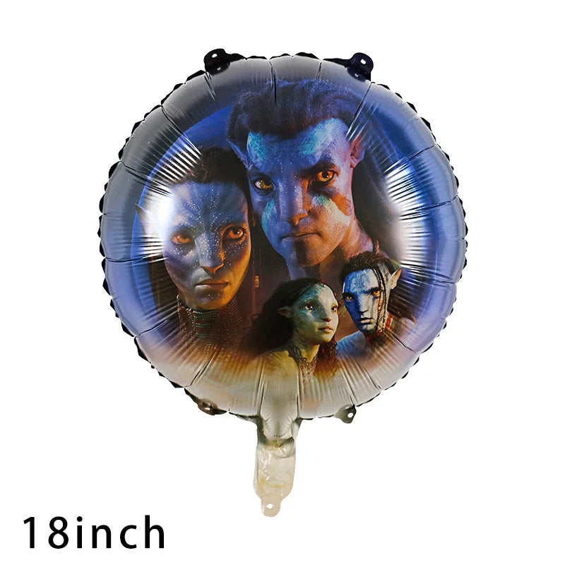 Avatar Balloon Boy War Birthday Party Supplies Baby Shower Pandora Na'vi Neytiri Decor Home Garden Decoration Party Balloons