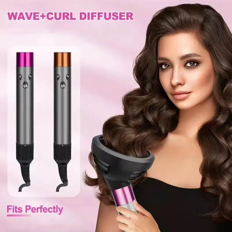 Wave Curl 2-in-1 Diffusion Nozzle compatible with Dyson Airwrap HS01 HS05 HS08 curling iron spare