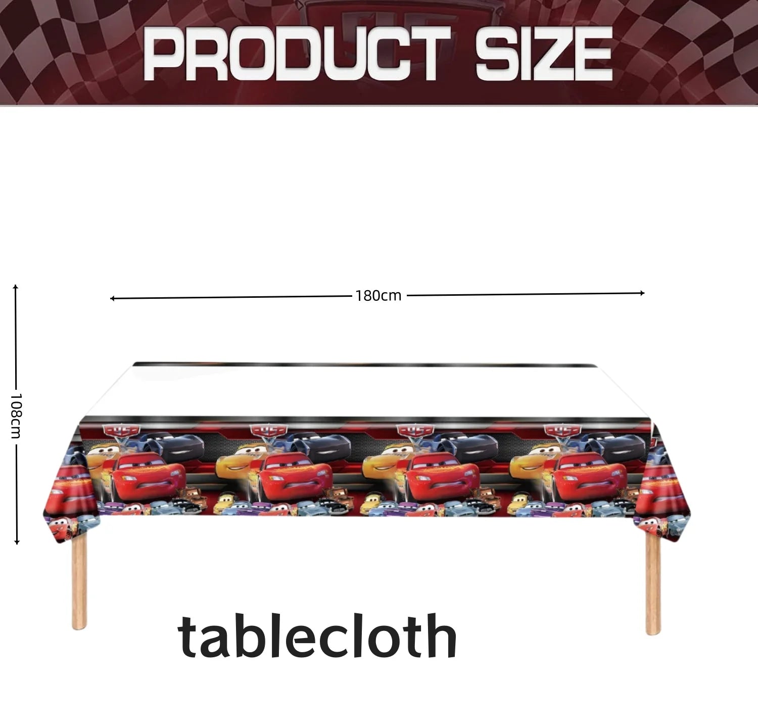 Disney Pixar Cars Birthday Supply Lightning McQueen Tableware Tablecloth Plate Cup Gift Bag Baby Shower disney cars party favors