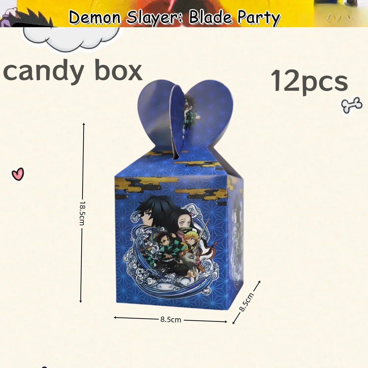 Demon Slayer Birthday Party Decor 20pepole Tableware Kimetsu No Yaiba Tablecloth Plate cup Baby Shower Kids Favor Party Supplies