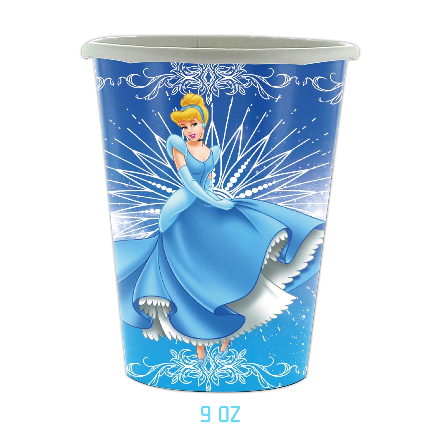 Disney Cinderella Theme Party Supplies Girls Birthday Decoration Tableware Set Paper Cup Plate Tablecloth Balloon Baby Shower