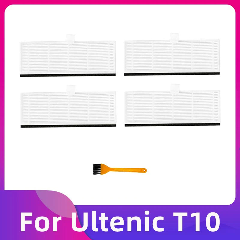 Compatible For Ultenic T10 Robot Vacuum Cleaner Main Brush Side Brush Hepa Filter Mop Rag Replacement Spare Parts Accessories