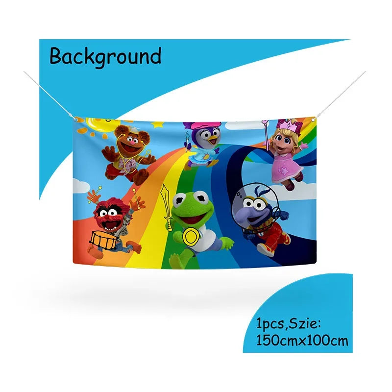 MUPPET BABIES Birthday Party Disposable Tableware Balloons Cute Birthday Party Decorations Party Decoration Baby Shower