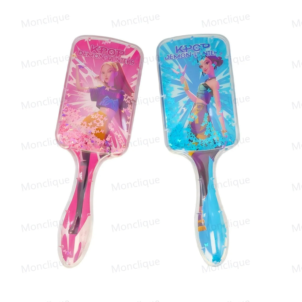 1/4pcs Anime KPop Demon Hunters Comb Series Cartoon Peripheral Air Cushion Massage Comb Children Girl Student Comb Fan Club Gift