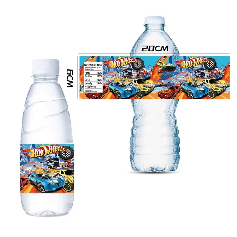 Hot Wheels Birthday Party Decor Disposable Tableware Racing Car Gift Bag Tablecloth Cake Balloon Plate Boy Kid Party Supplie Set