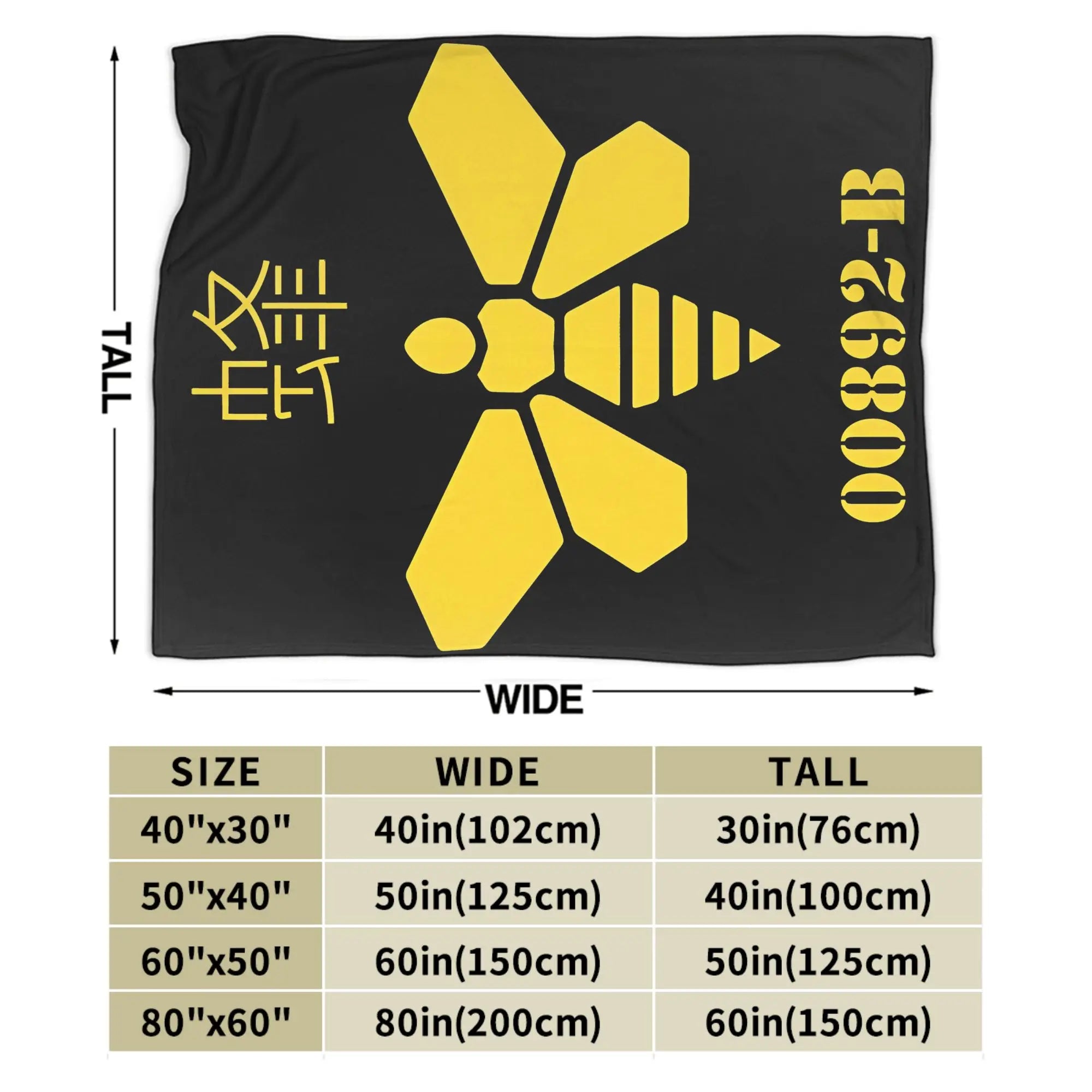Breaking Bad Barrel Bee Blanket  Wool Novelty Soft Throw Blanket for Bed Sofa Autumn/Winter