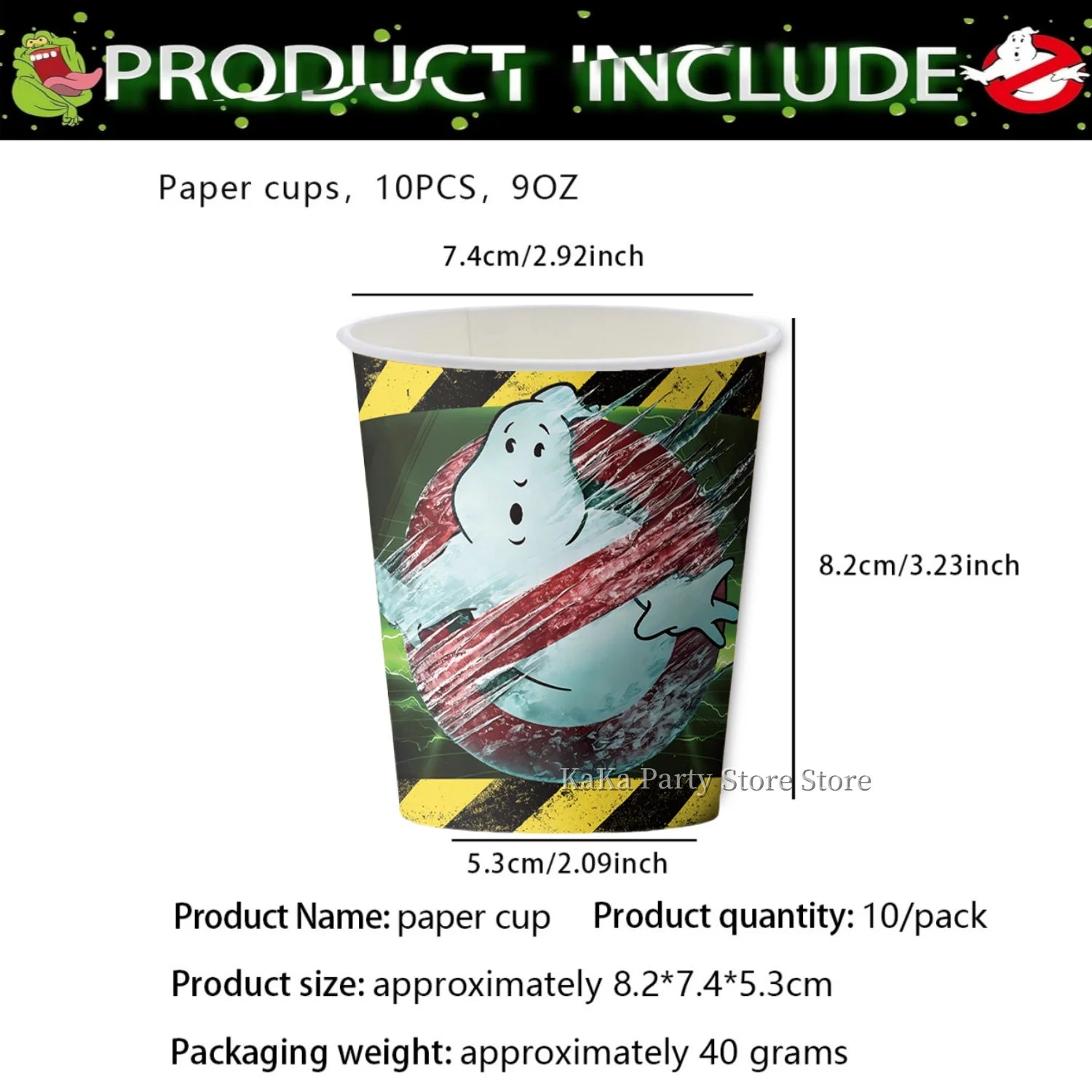 Ghost Busters Birthday Party Decor Catch Ghost Disposable Tableware Tablecloth Plate Cup Baby Shower Supplies Kids Boys Favors