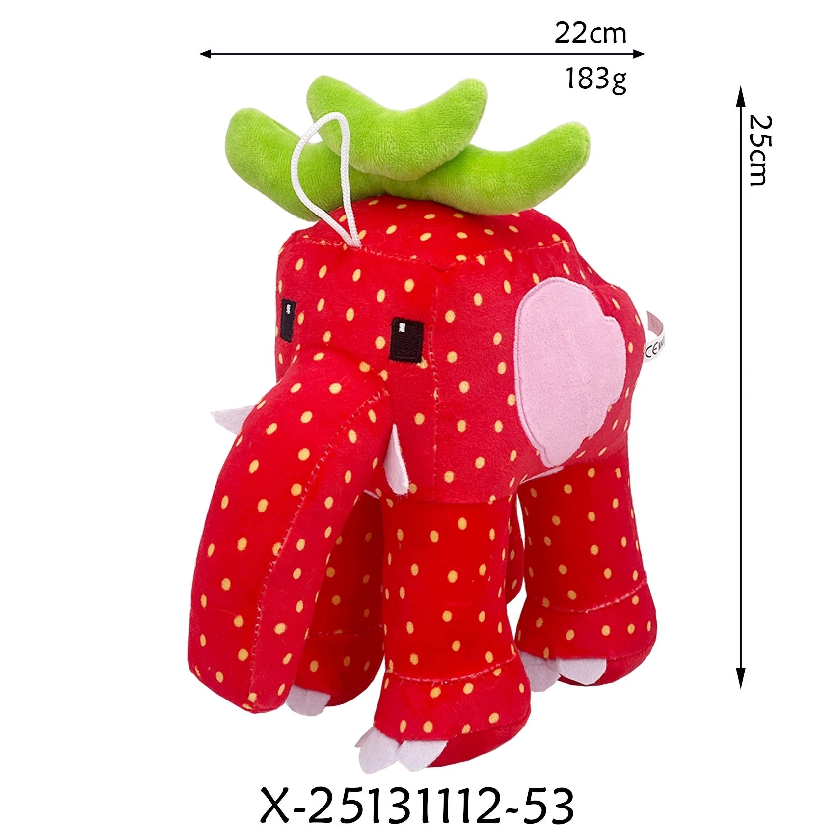 2026 New Steal A Brainrot Strawberry No.9 house No.67 Elephant Guard Game plush Toy  Peripherals Toy Birthday Christmas Gifts