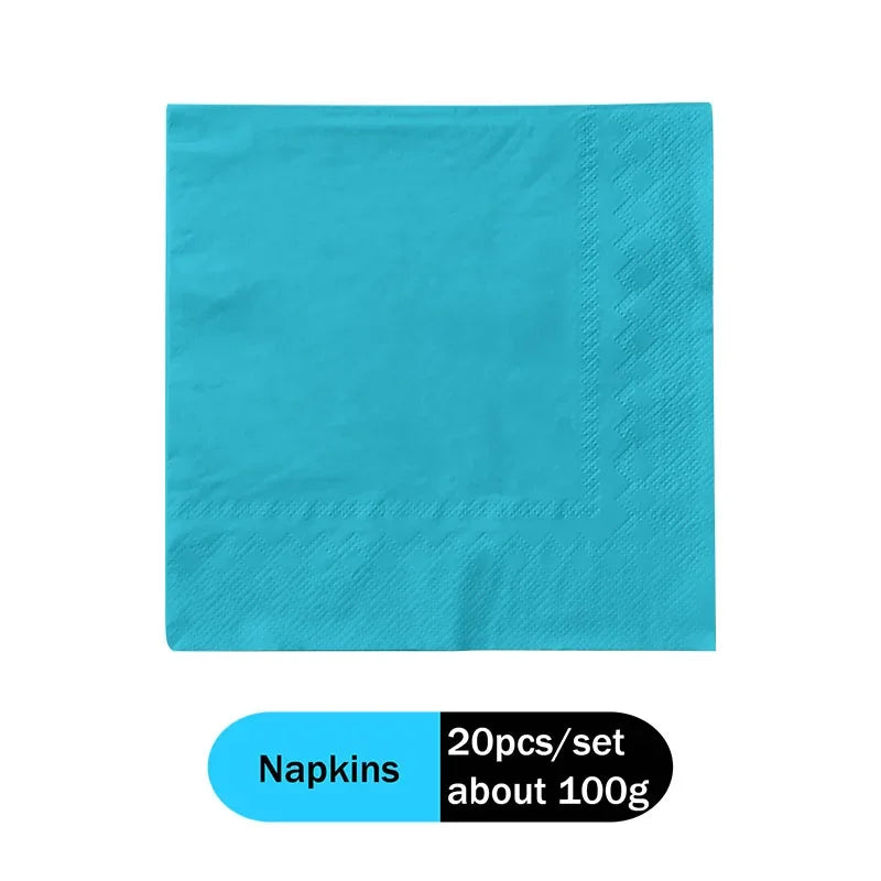 Cartoon Dumbo Theme Birthday Decorations Disposable Party  Tableware Sticker Label Children's Day Baby Shower Supplies