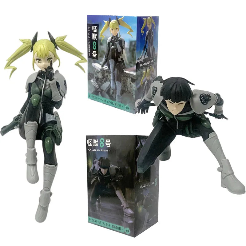 Anime Kaiju No.8 Figurine Hoshina Soushirou Yononomiya Kikoru Action Model Pvc Toy Collection Desktop Gift Accessories Gifts