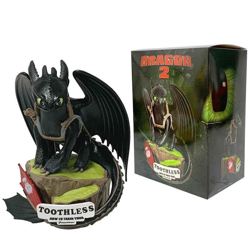 14cm Dragon Trainer Cute Model Toothless Dragon Figure Periphery PVC Dolls Decorative Collectibles festival Gift