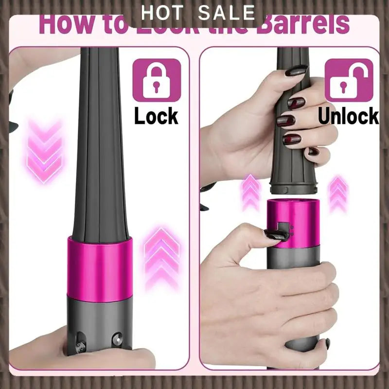 24-Hour Delivery For Dyson Airwrap HS01 HS05 HS08 Long Conical Barrel Self-Curling Hair Roller Curler Attachment Auto-Wrap Curli