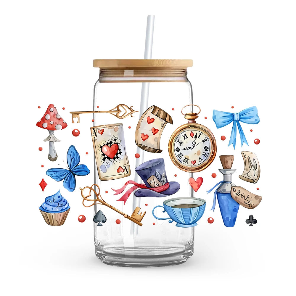 Cartoon Cute Princess Mickey Minnie Stitch Vinyl Sticker For Clothes Iron On Transfer Applique Decor Washable Fusible Patch