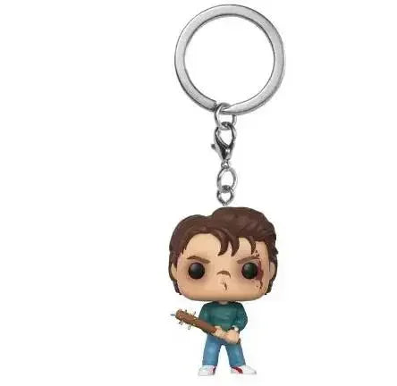 Funko Pop Pocket Keychain Eleven Robin Steve Dustin Key Ring Demogorgon Chain Model Carvinal Adults Children Toy Gift