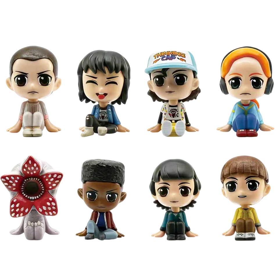 8 Styles Stranger Figure Eleven Dustin Barb Steve Demogorgon Action Figures Toys THINGS Action Figures Dolls Toys Gift for Kids