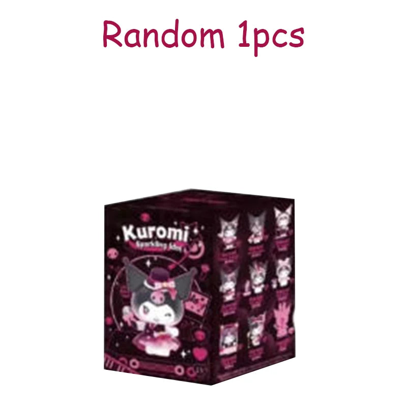 2026 New Sanrio Kuromi Sparkling Idol Series Blind Box Cute Coolomey Decoration Anime Idol Ornament Table Doll Toy Christmas Gif