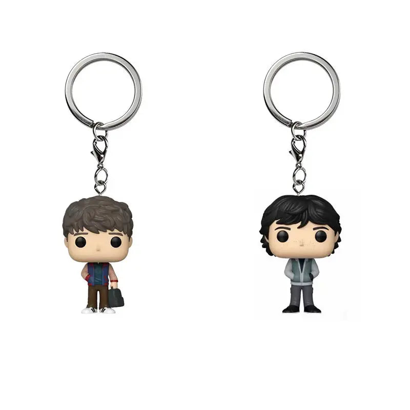 Funko Pop Pocket MIKE WHEELER Keychains WILL BYERS Keychain Vinyl Figure Doll Collection Model Toys Children Xmas Carvinal Gift