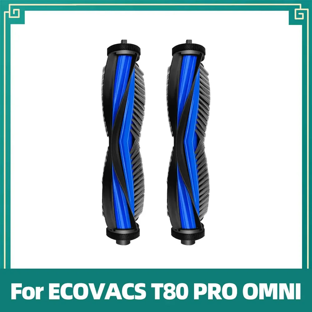 Compatible For ECOVACS T80 PRO OMNI / T80 OMNI Robot Vacuum Replacement Main Roller Mop Cloth Side Brush Dust Bag HEPA Filter