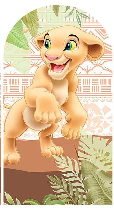Disney Lion King Arch Covers Birthday Decorations Hakuna Matata theme Arch Wall Backdrop Banner Simba Baby Shower Background