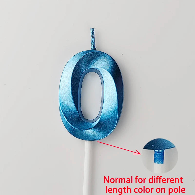 Birthday Digital Candle Opera House Digital Candles Birthday Cake Decoration Party Blue Pink Creative Candles