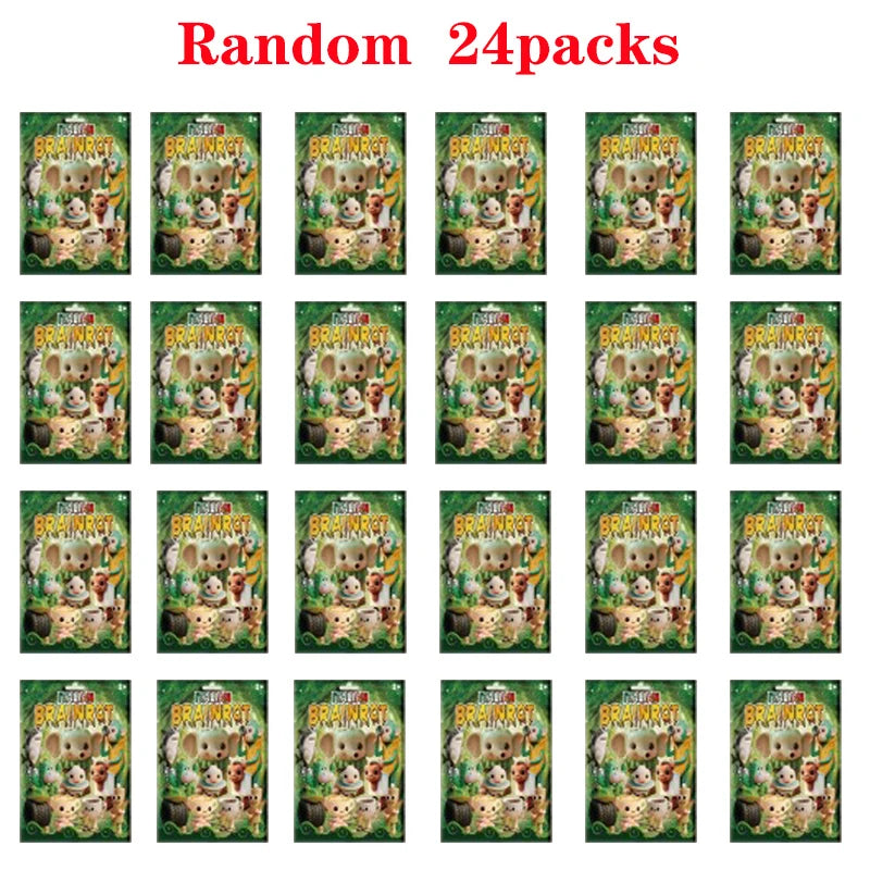 24PCS Blind Pack Italian Brainrot TungTungTung Sahur Tralalelo Tralala Q Version Figure Ornament Desktop Decoration Surprise Toy