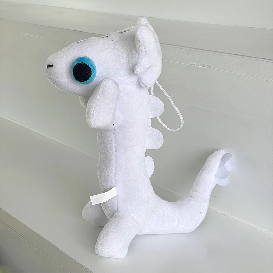 25cm Black And White Dragon Plush Toy Toothless Dancing Dragon Stuffed Soft Animals Plushies Anime Game Room Pillow Decora Gift