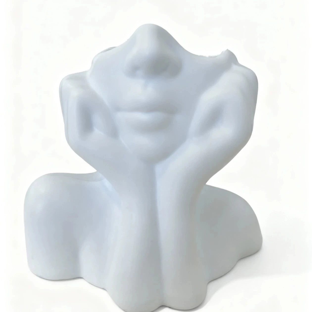 Creative Human Art Sculpture Hands-Shaped Makeup Brush Holder Multifunctional Storage Pen Holder Makeup Brush Holder Decorations