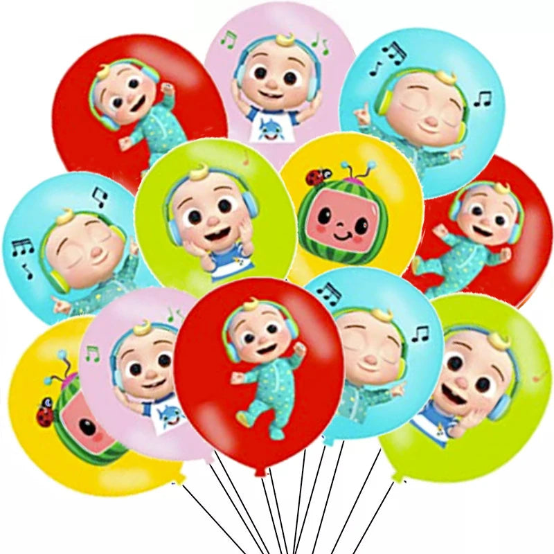 Cartoon Family Theme Birthday Party Decoration Disposable Set Tableware Plate Napkins Tablecloth For Kid Shower Supplies Puzzle