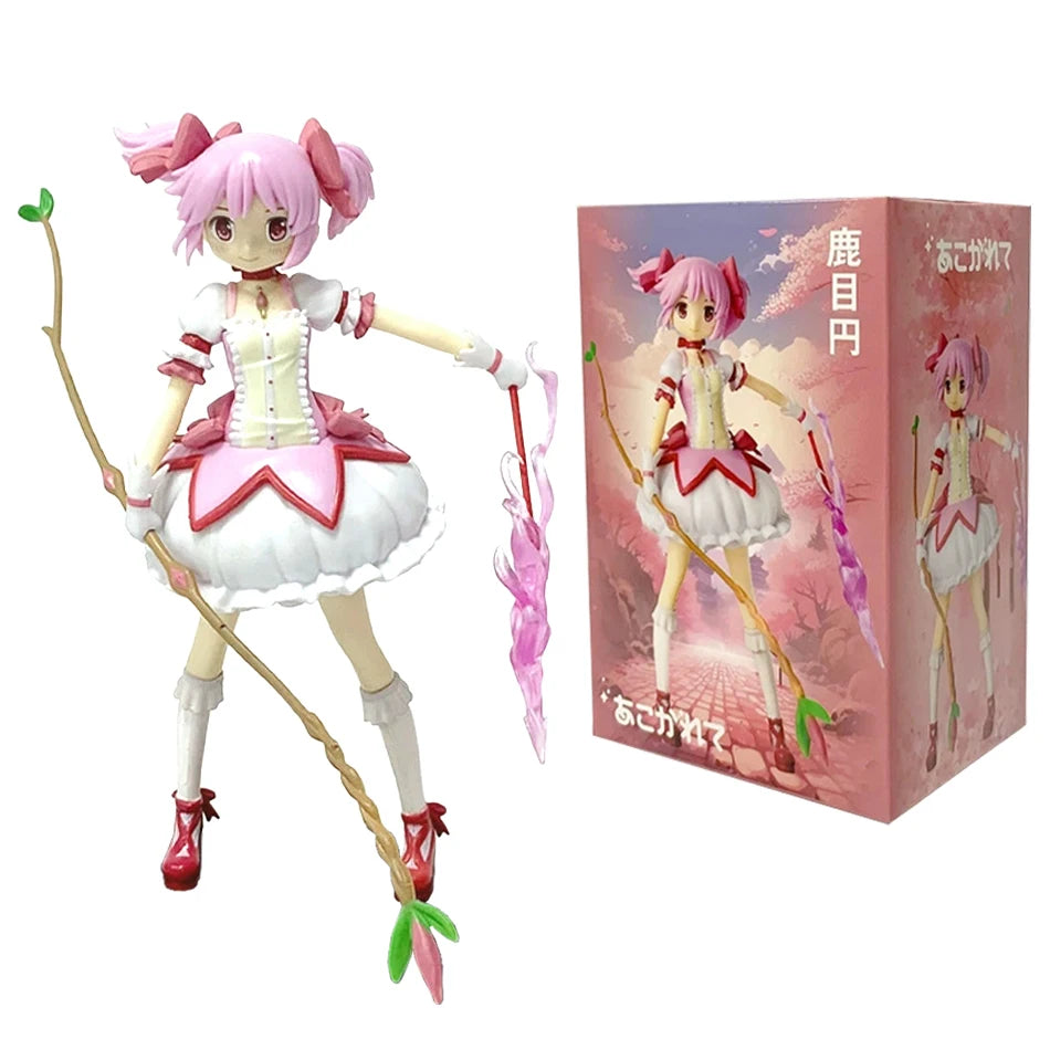 2pcs Anime Magikano Puella Magi Madoka Magica Figure PVC Model Doll Desktop Decoration Action Figurine Collecting Toys Kid Gifts