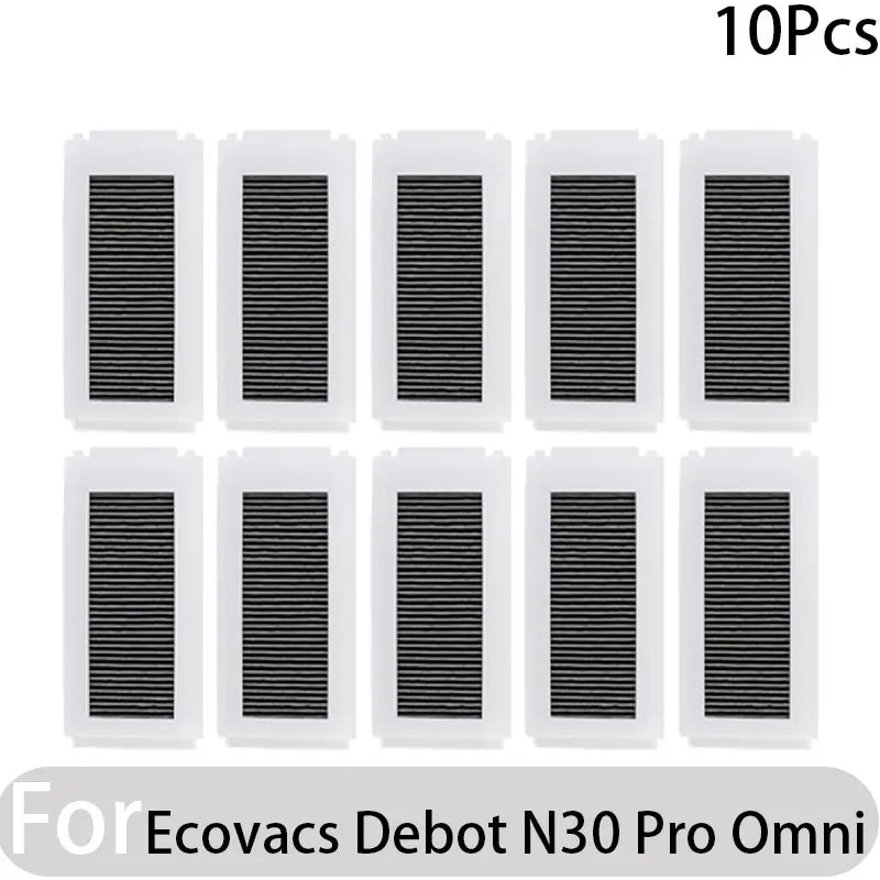 Compatible for Ecovacs Debot N30 Omni / N30 Pro Omni Robot Vacuum Accessories Main Side Brush Hepa Filter Rag Dust Bag Parts