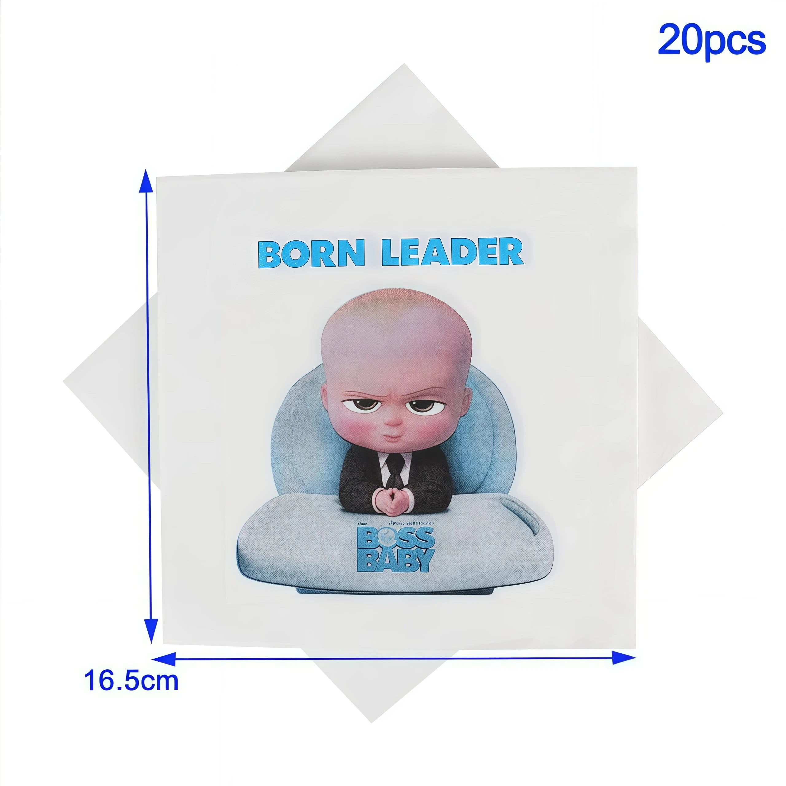 Cartoon Bossed Baby Theme Newborn 1st Birthday Party Decor Disposable Tableware Background Balloon Kid Baby Shower Supplies Gift