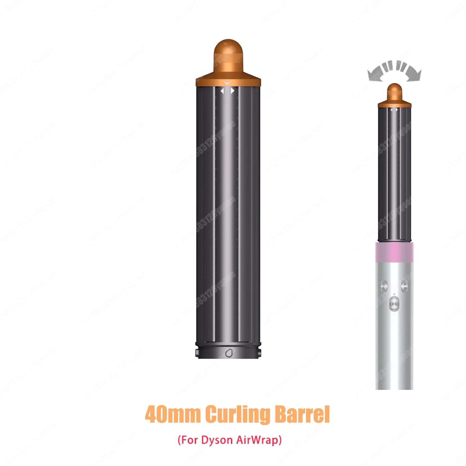 For Dyson Airwrap HS01 HS05 Hair Styling Nozzle Brush Anti fly Hair Nozzle For Dyson Hair Dryer Accessories Auto Hair Curling