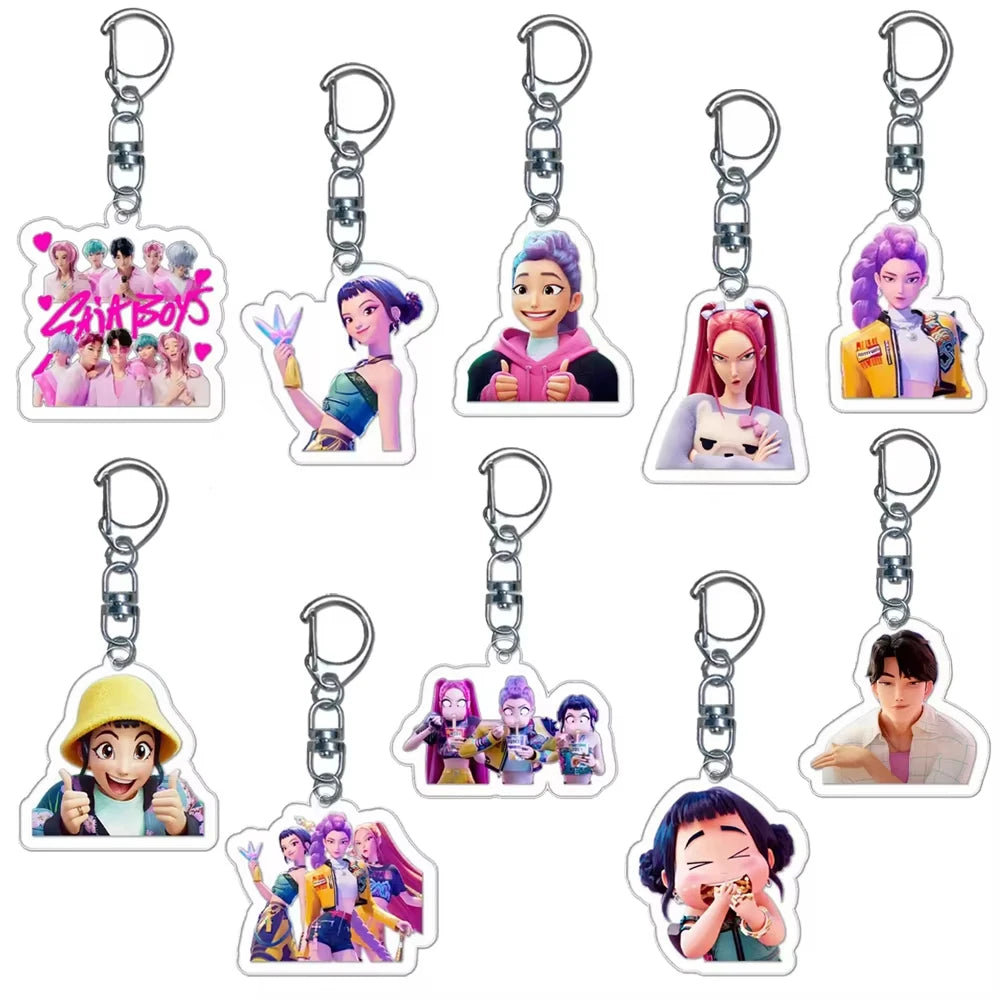 Demon Hunter Birthday Party Supplies Favors Kids Surprise Goody Bags Fillers Balloons Banner for Girls K-pop Anime Cosplay Party