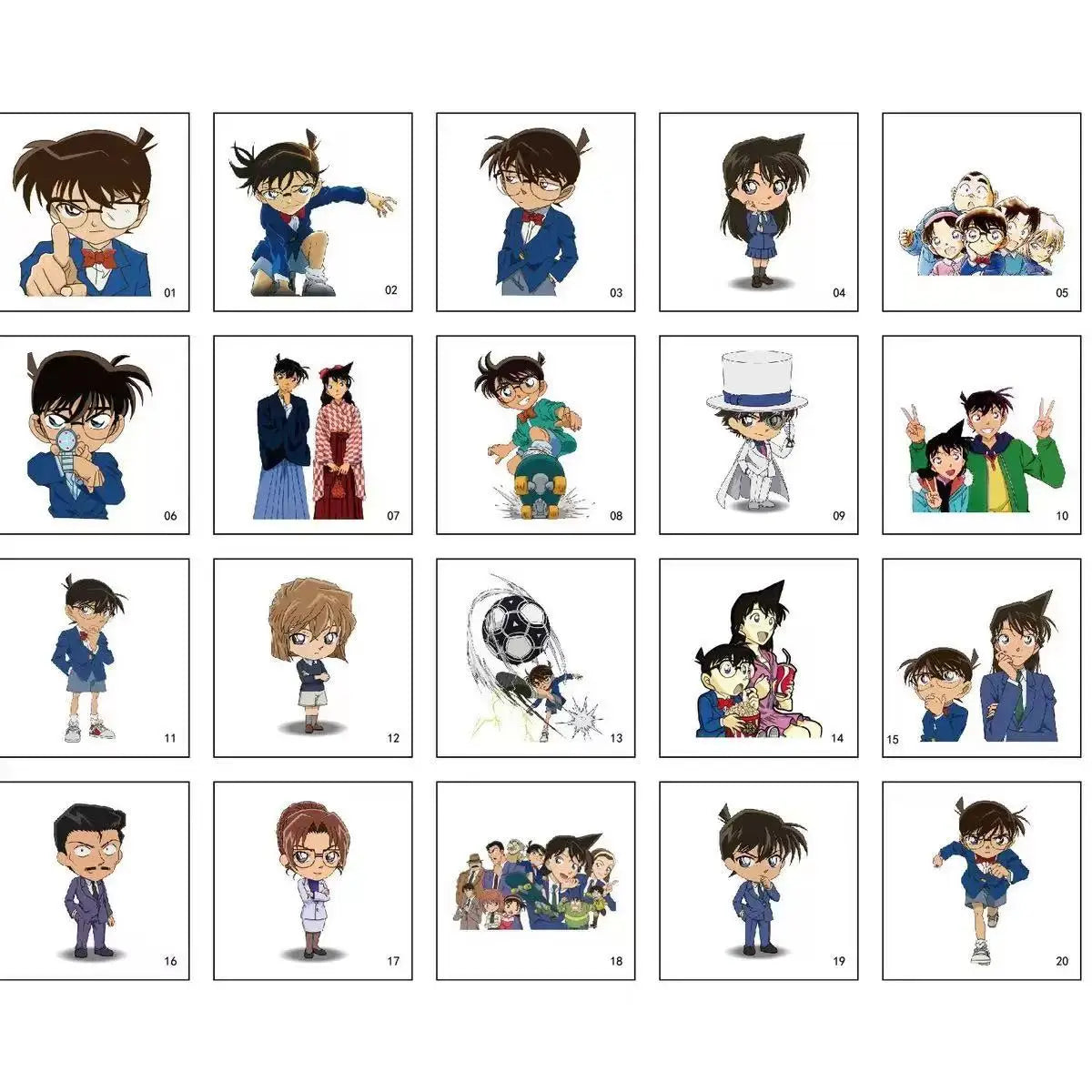 20pcs/set Cartoon Kpop Demon Hunters Temporary Tattoo Sticker Rumi Cute Waterproof Tattoo For Funny Party Gift