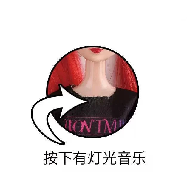 2026 Hot  KPop Doll 3D Eye Theme Song Music Anime Toys With gift set 12 inch Solid Body 15 Joint Delicate Doll Toy for Gifts