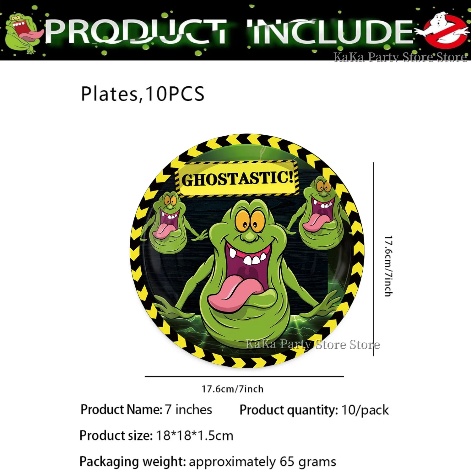 Ghost Busters Birthday Party Decor Catch Ghost Disposable Tableware Tablecloth Plate Cup Baby Shower Supplies Kids Boys Favors