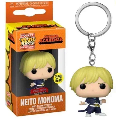 Funko POP Keychain My Hero Academia Himiko Toga Kurogiri Twice Hatsume Shigaraki Deku Bakugo Togata Dabi Midoriya Jiro Toys
