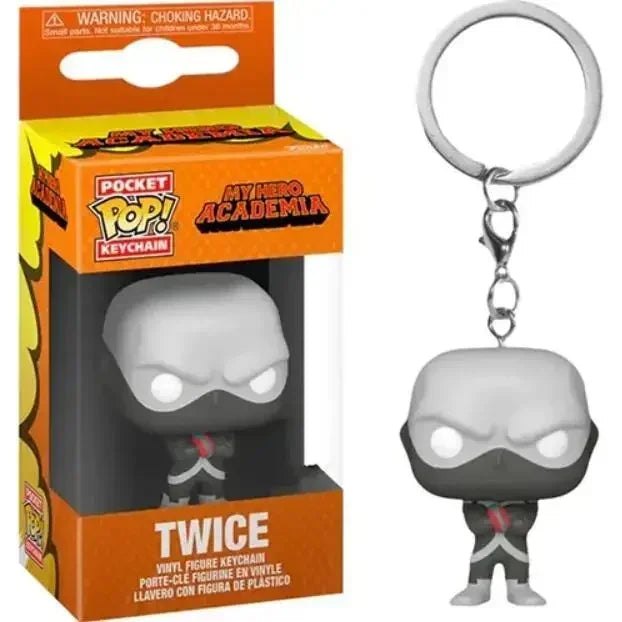 Funko POP Keychain My Hero Academia Himiko Toga Kurogiri Twice Hatsume Shigaraki Deku Bakugo Togata Dabi Midoriya Jiro Toys