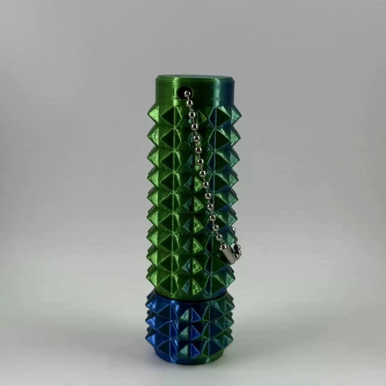 3D Printed Pain Stim Fidget Toy Portable With Keychan Colorful 3d Pain Stimulation Decompression Office Novelty Toy Spike Roller