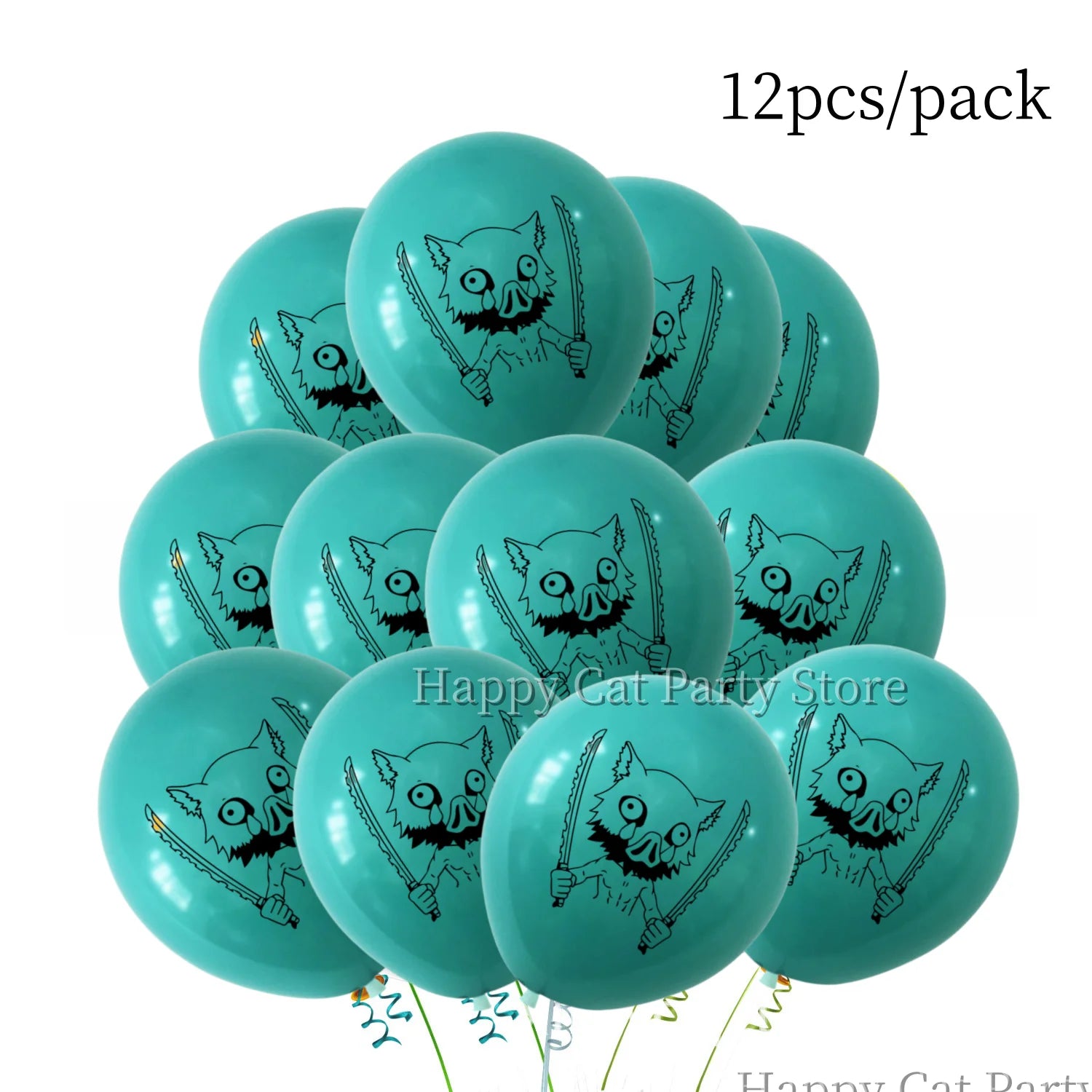 Demon Slayer Balloon Set Happy Birthday Banner Party Decor Kimetsu No Yaiba Latex Balloon Baby Shower kids Favors Gift Supplies