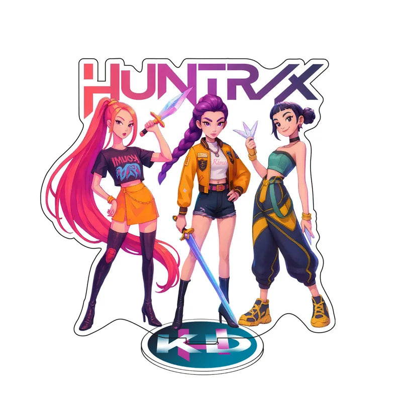 Demon Hunter Birthday Decorations Tableware Set Cups Plates Napkins Balloons Decor Kids Baby Shower Kpop Party Supplies