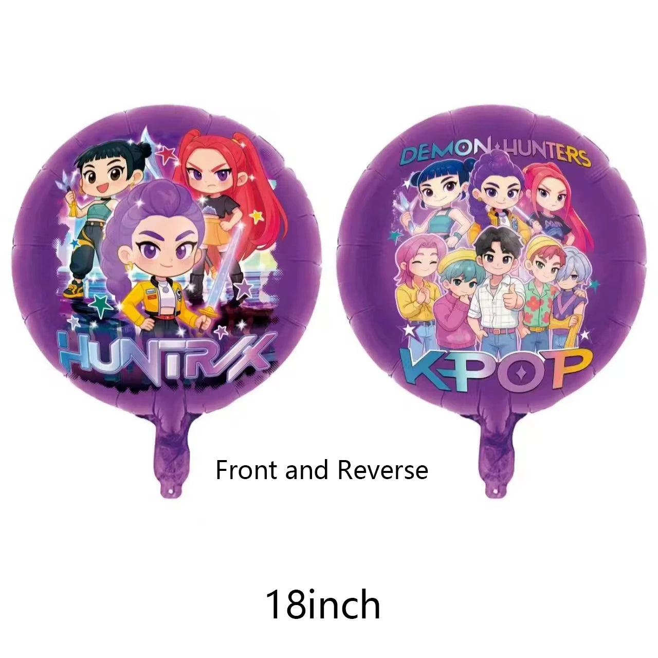 Demon Hunter Birthday Party Supplies Favors Kids Surprise Goody Bags Fillers Balloons Banner for Girls K-pop Anime Cosplay Party