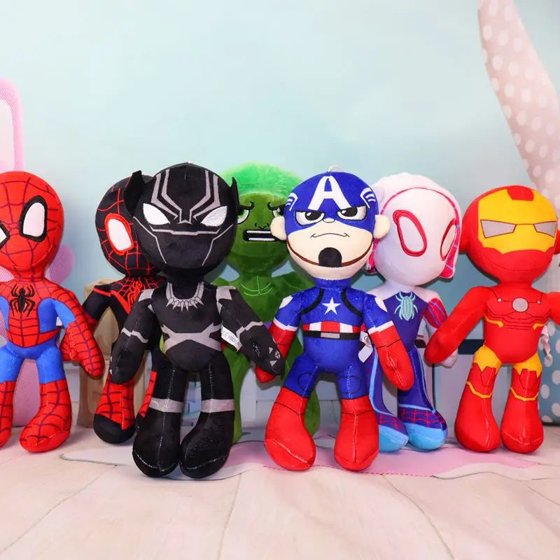 Classics Movie Marvel Comics The Avengers 30CM Spider Plush Stuffed Toys  Room Sleep Companion Plush toys Christmas Gifts